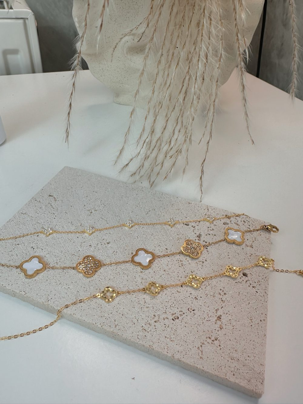 Twin Clover Bracelet - Image 2